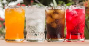 Unhealthy drink in winter